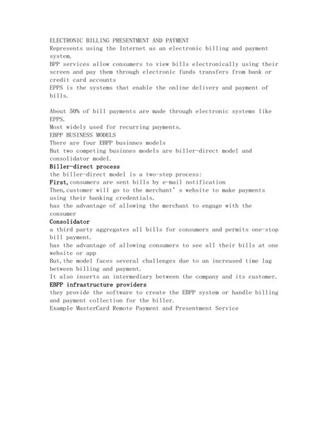 Bill Presentment and Payment :: Login .